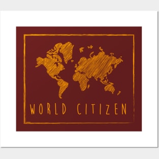 World citizen | Wanderlust & Travel T-shirt Posters and Art